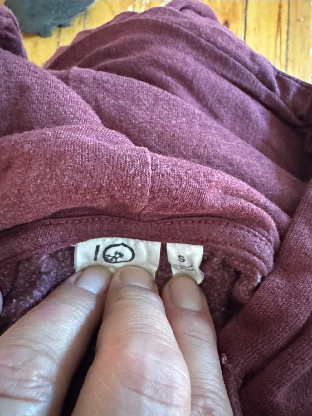 tentree Maroon Crewneck Sweatshirt